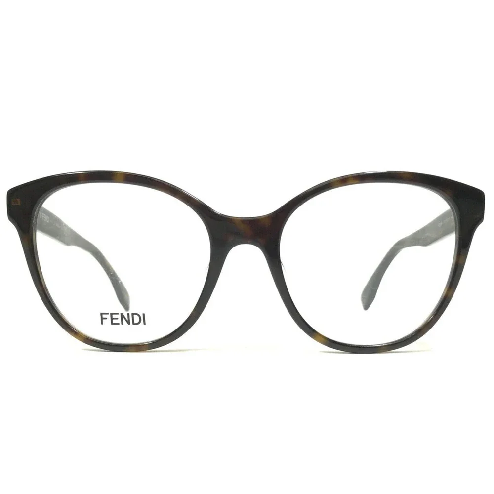 Fendi Eyeglasses Frames FE50024I 053 Tortoise Cat Eye Full Rim 52-18-140